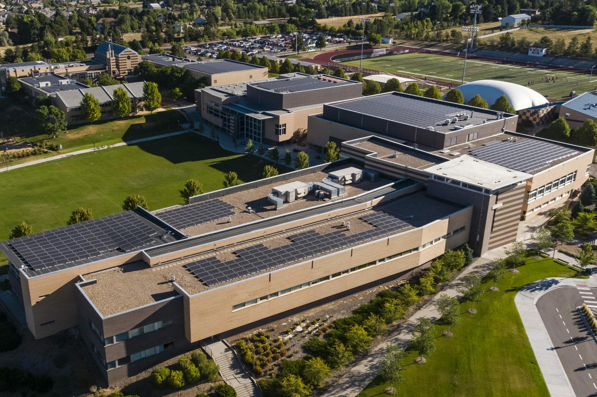 Regis Jesuit High School Solar Install by Namasté Solar