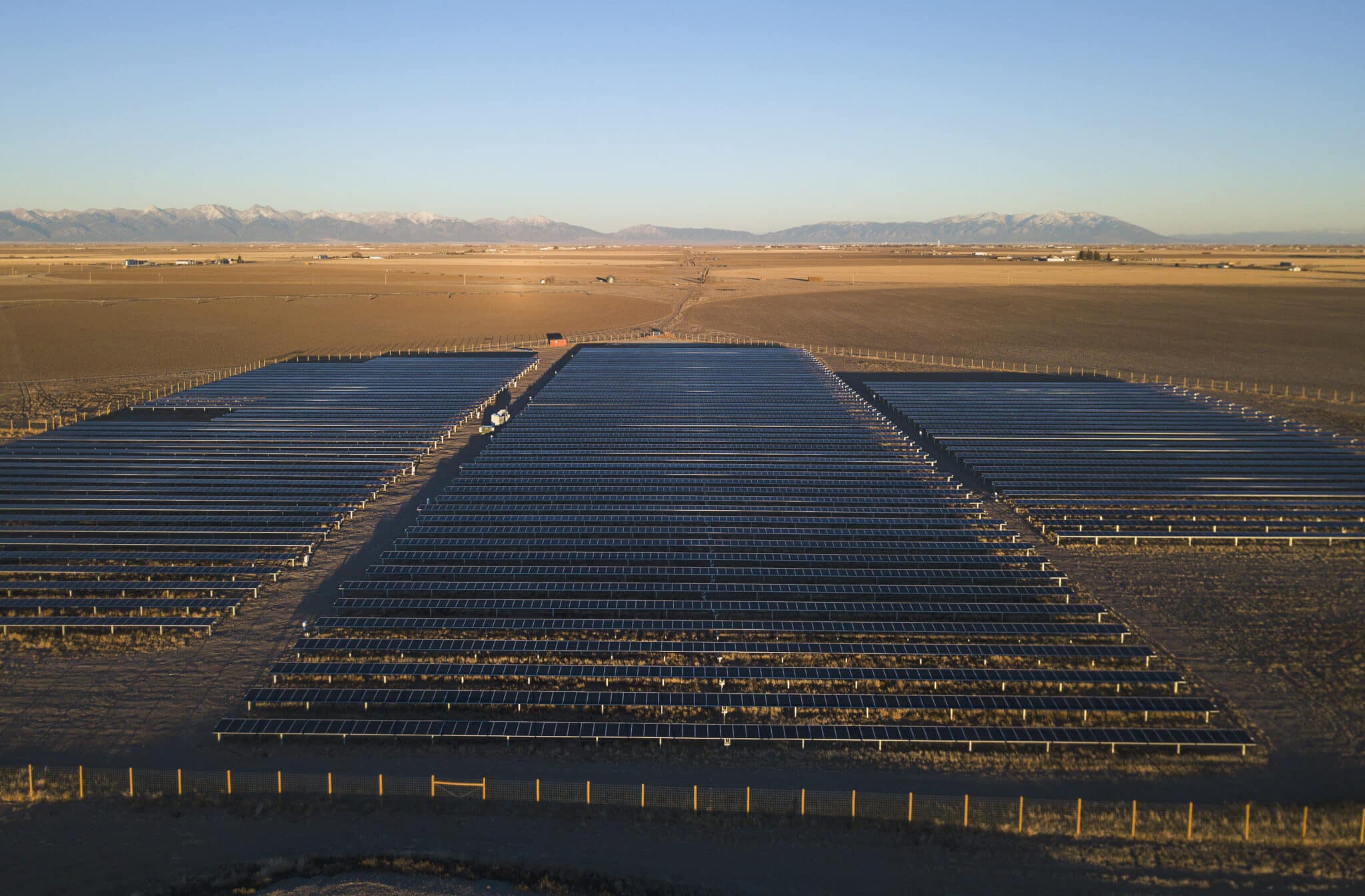 ground-mounted commercial solar project