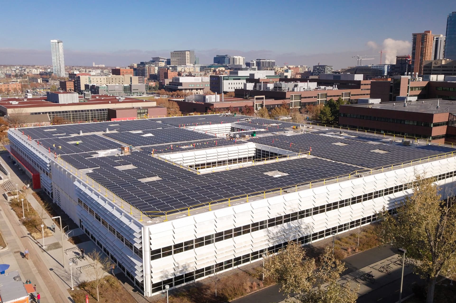 denver rooftop solar array