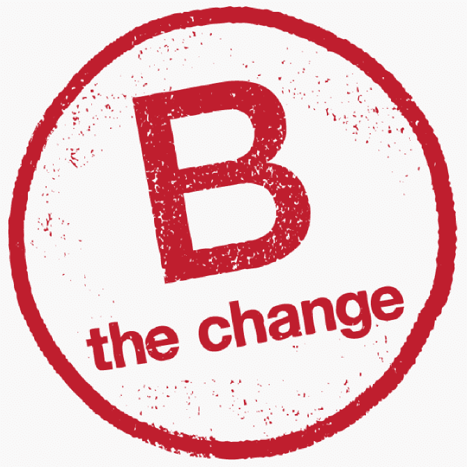 B-Corp B the Change logo