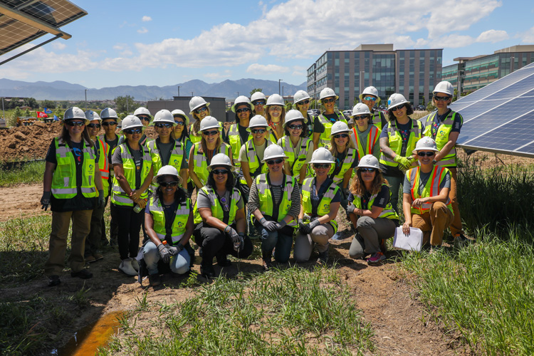 women of NSE Trimble group photo
