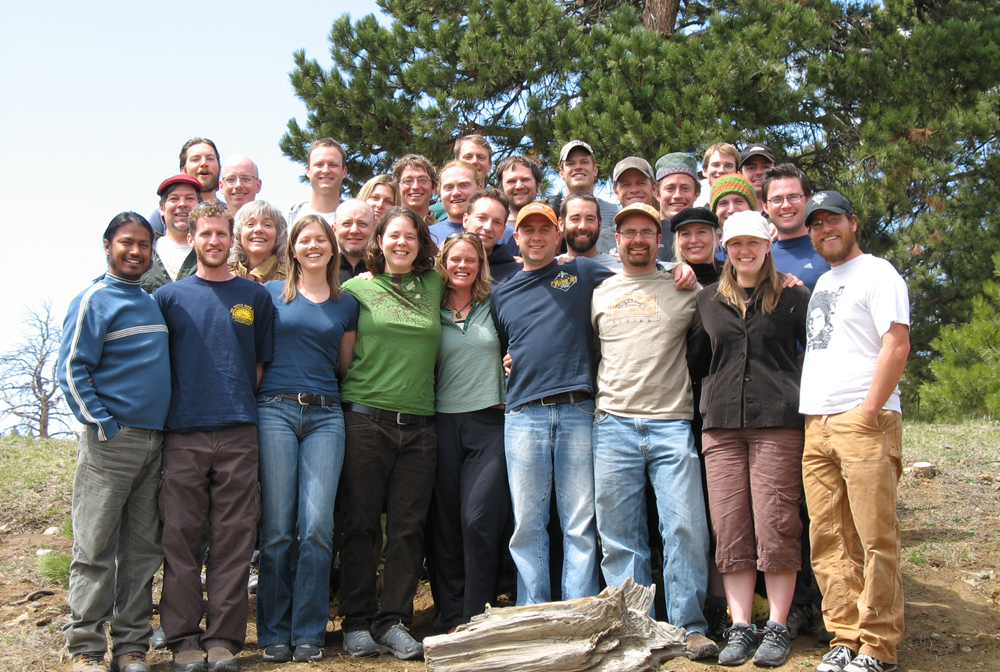Group of people from Namaste Solar in 2008