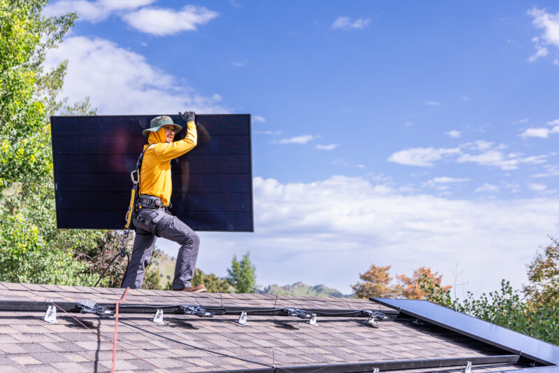 Solar Panel Removal and Reinstallation for Roof Work